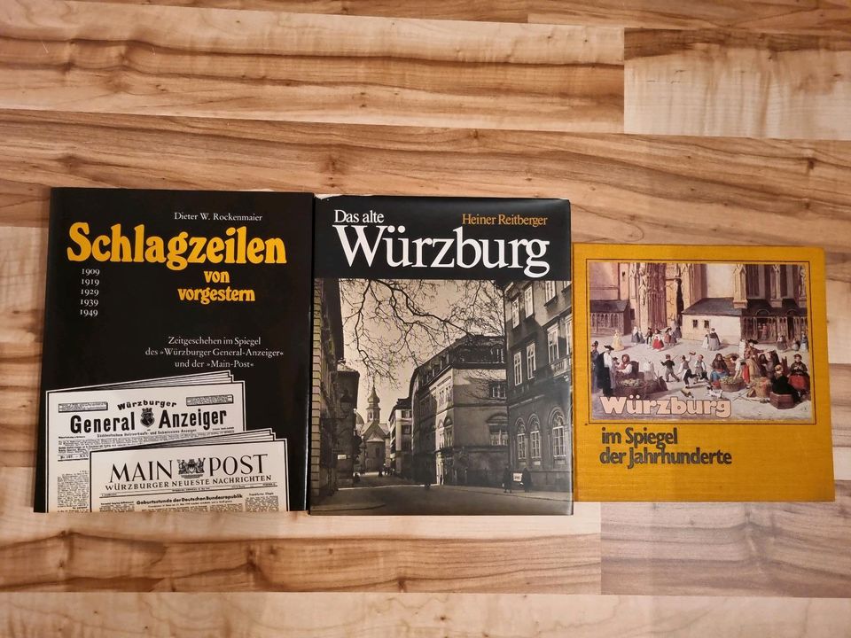 3 Bücher Würzburg antiquarisch super Zustand in Forchheim