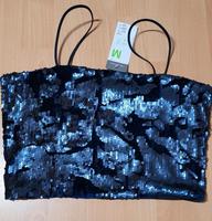 Kurzes Damentop mit Pailletten in blau Damenshirt *neu* 38 (M) Nordrhein-Westfalen - Mönchengladbach Vorschau