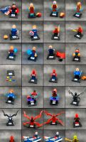 Lego Marvel Minifiguren - Starlord/Gamora/Black Widow/Spiderman Baden-Württemberg - Reutlingen Vorschau