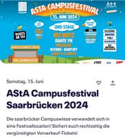 Tickets für Campus Festival SAARBRÜCKEN Saarland - Sulzbach (Saar) Vorschau