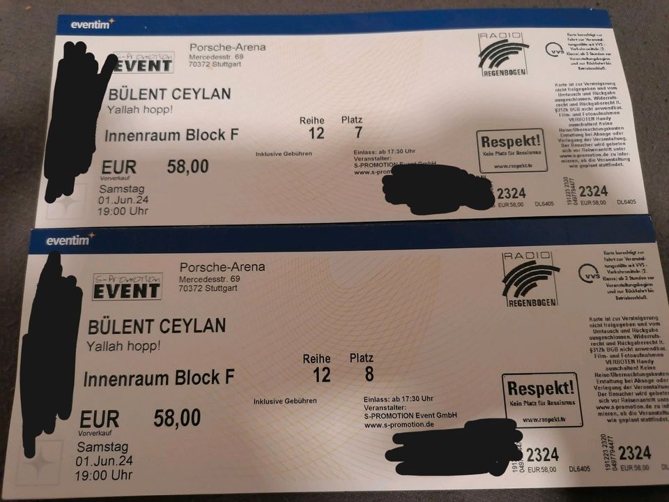 2 Tickets Bülent Ceylan in Stuttgart