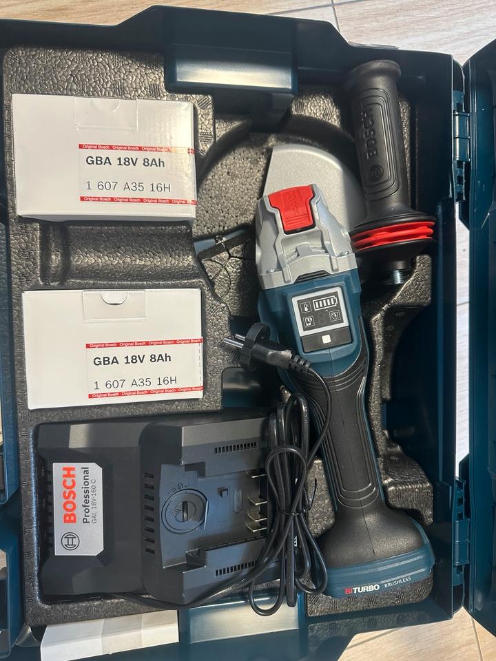 Bosch Professional BITURBO Akku-Winkelschleifer GWX 18V-15 SC in Konstanz
