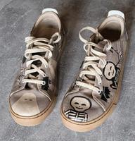 Dogo Damen Sneaker Skelett Halloween Hessen - Hungen Vorschau