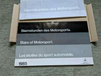 Mercedes, Daimler-Benz, Kalender 1985 "Sternstunden des Motorspor Rheinland-Pfalz - Halsenbach Vorschau