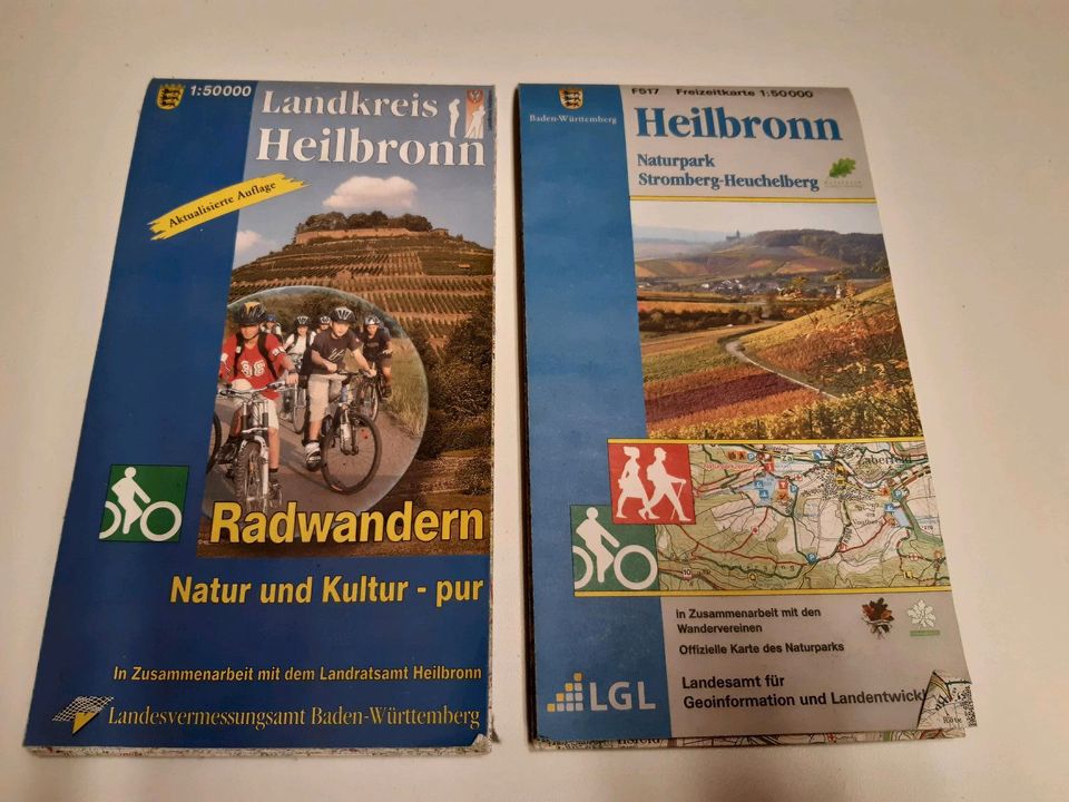 Landkarte heilbronn Radwandern stromberg Heuchelberg in Göppingen