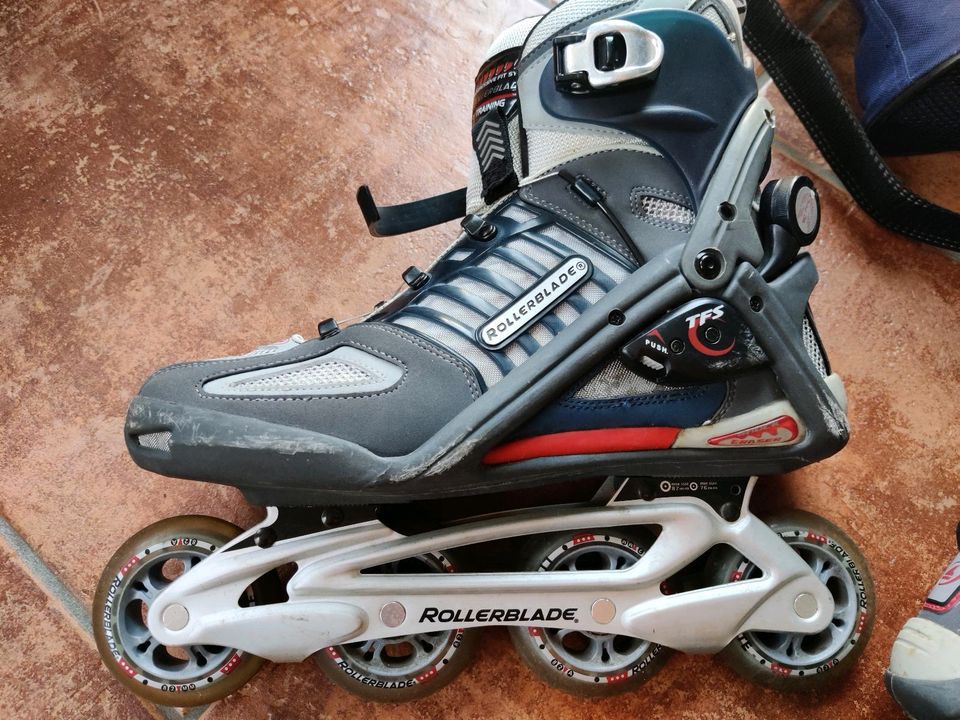 Inlineskates*Rollerblade*Gr. 45*inkl. Transporttasche in Weinböhla