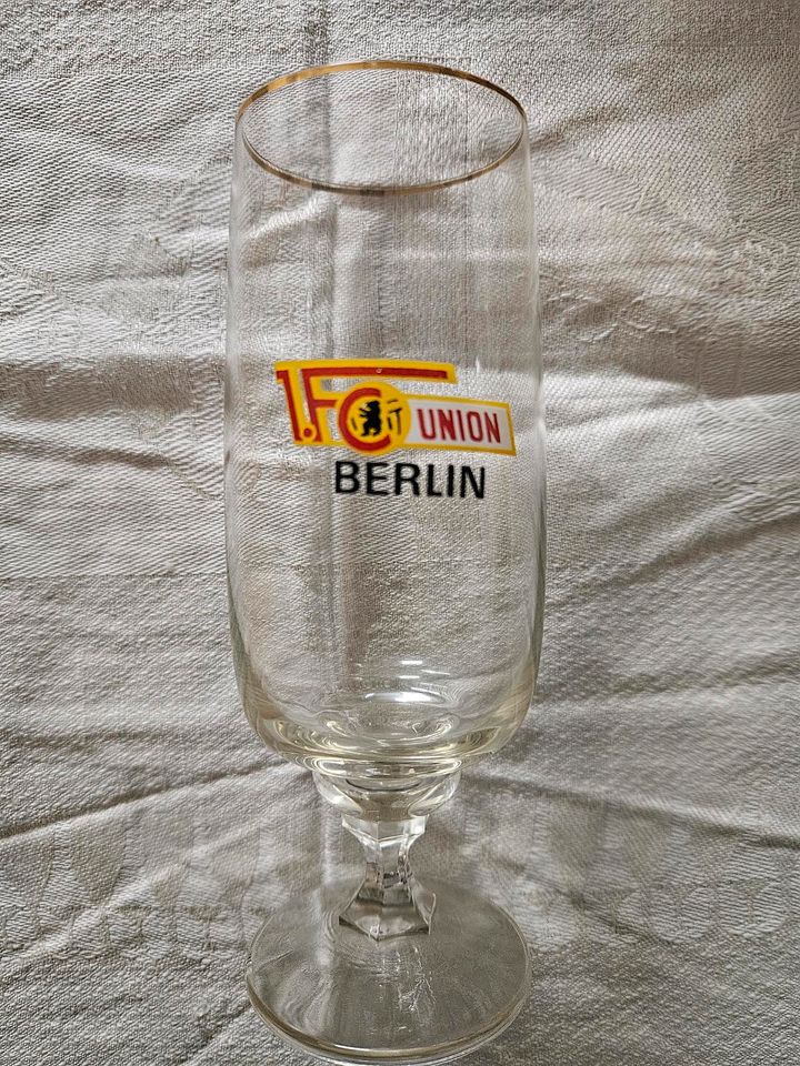 1.FC Union Berlin Bierglas in Borna