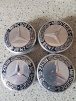 4 MERCEDES EMBLEMEN ZEICHEN RADKAPPEN FELGEN DECKEL 75 MM TOP NEU Nordrhein-Westfalen - Siegen Vorschau