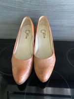 Pumps Donna Carolina cognac fuchsbraun Gr. 40 Hessen - Felsberg Vorschau