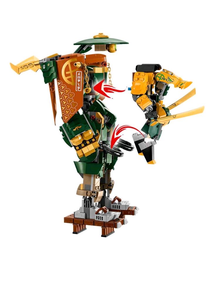 LEGO NINJAGO Lloyds und Arins Training-Mechs (71794) Set in Dresden