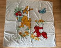 DDR Kinderbadetuch, Babybadetuch, Hase, hellblau, Vintage, Retro Sachsen - Weischlitz Vorschau