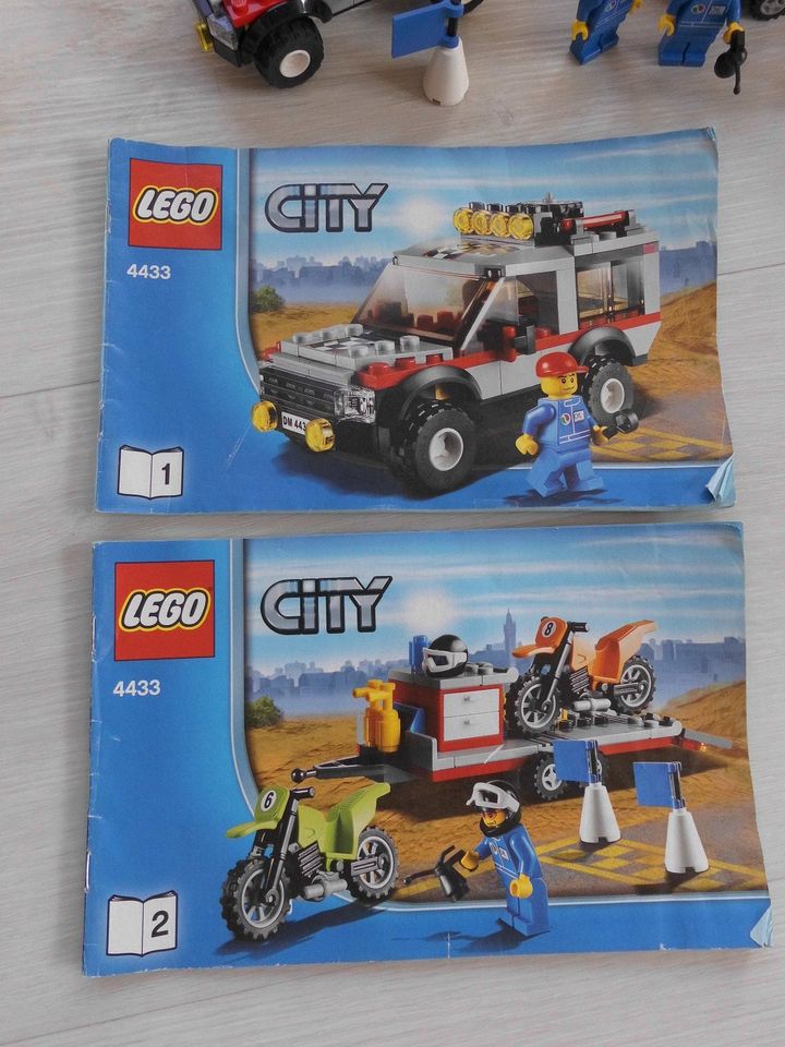 Lego City 4433 Crossbike-Transporter - vollständig in Rellingen