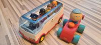 Playmobil Bus + Holz Rennauto Saarbrücken-West - Klarenthal Vorschau