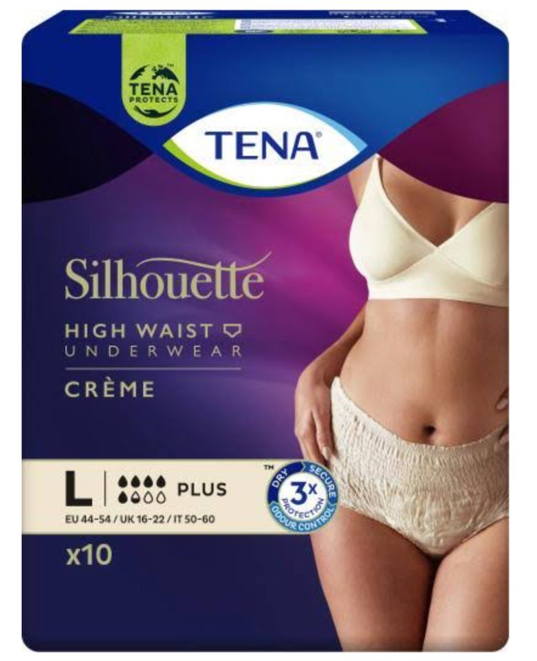 Tena Pants L Silhouette CREME 10 mal 10 Stück vorrätig in Düsseldorf