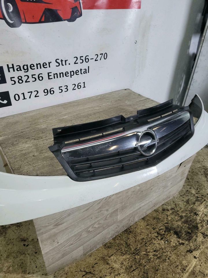 Frontgrill Grill vorne opel vivaro 2006bis2014 Farbe weiß mitalik in Ennepetal