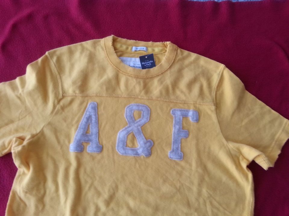 ABERCROMBIE & FITCH, T-Shirt, gelb, Gr. XL, NEU mit Etikett  ABER in Stuttgart