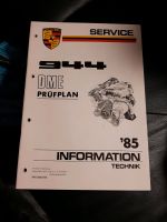 Porsche Service Information 944, Prüfplan DME Baden-Württemberg - Obersulm Vorschau