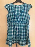 Shirt/Bluse blau-kariert mit Pailletten von Orsay (Gr. 36/38) Bayern - Rosenheim Vorschau