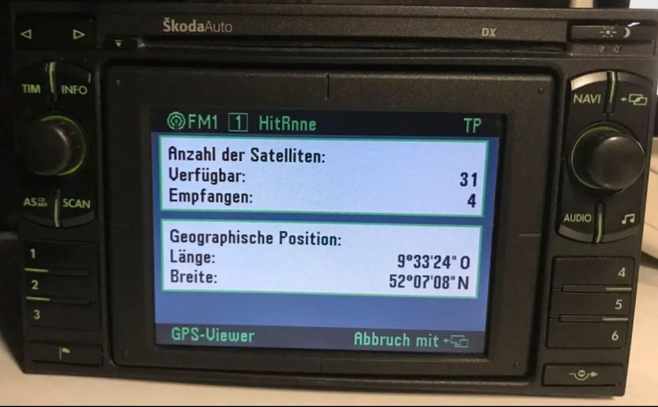 Skoda Superb 3U Octavia 1U RNS Radio Navigation 1U0035191B Code in Pöttmes