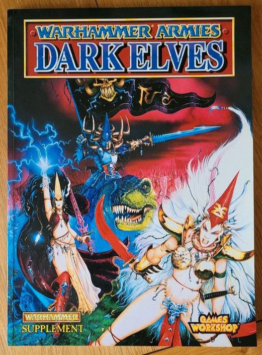 Warhammer army book Dark Elves 1990er - gegen Gebot in Petersberg