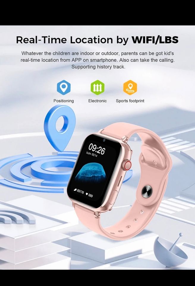 Smartwatch mit SIM-Karte 4G und Video anruf in Gemmingen