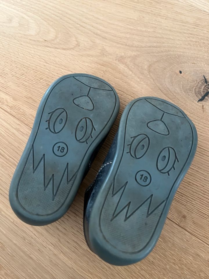 Schuhe, Größe 18, blau, Marke: till in Elsendorf