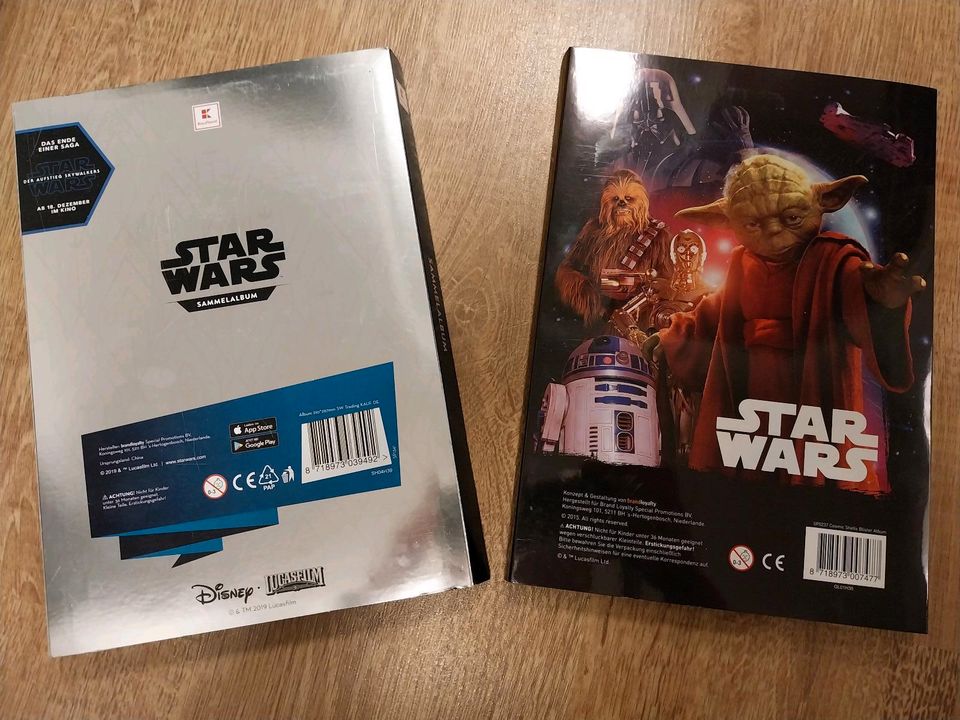 *** 2x Star Wars Sammelalbum Sammelkarten Kaufland Rewe *** in Berlin