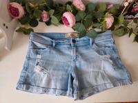 ‼️ Hollister Midi Short Jeans Used Look •Gr. W 30 / 38 Schleswig-Holstein - Lübeck Vorschau