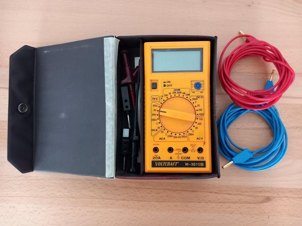 Digital-Multimeter mit Bargraph M 3610 B - Voltcraft M-3610B in Lampertheim