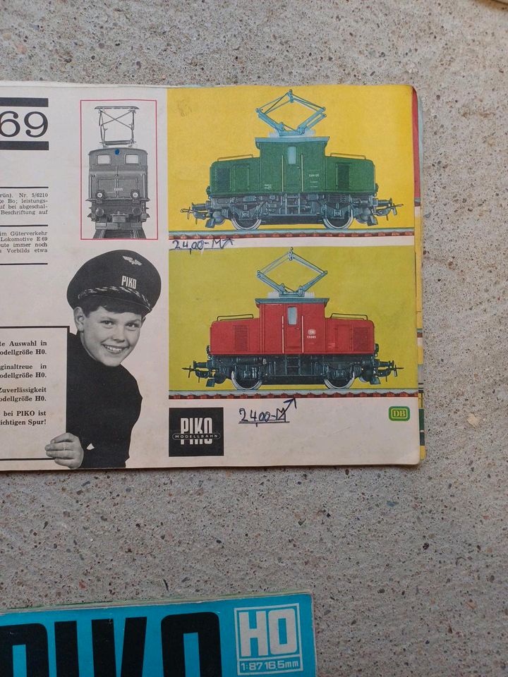 Piko DDR Modellbahn Katalog hefte 1968 bis 80er jahre in Münchenbernsdorf