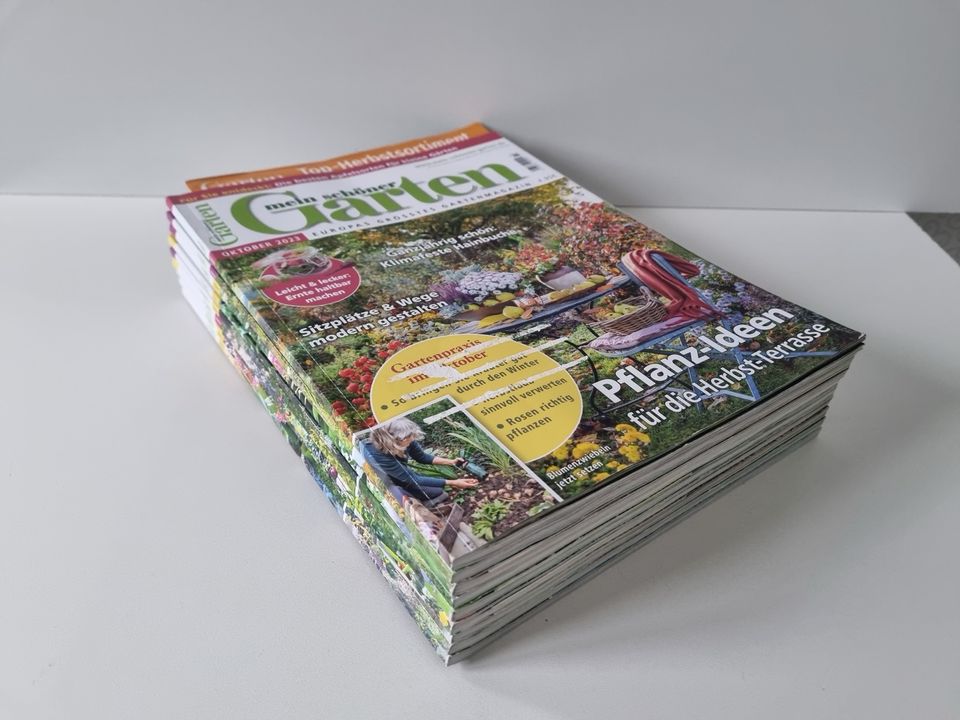 9 Zeitschriften Mein schöner Garten Januar 2023 bis Oktober in Dillenburg