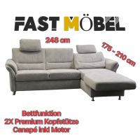 NEU! Ecksofa Enoa Style Silver + Motor + Bett ! Couch Poli Nordrhein-Westfalen - Löhne Vorschau