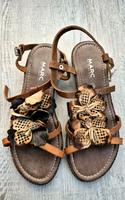 Sandalen NEU Schuhe Leder Keilabsatz Wedges Pumps Damenschuhe 36 Hessen - Offenbach Vorschau