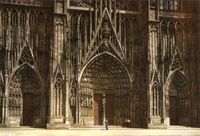 Postkarte ** von Strasbourg mit Münster Kirchenportal Frankreich Nordrhein-Westfalen - Kamen Vorschau