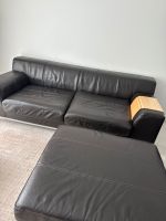 Ikea Kramfors 3er 2er Sofa Couch Leder genarbt mit Hocker Kr. München - Oberschleißheim Vorschau