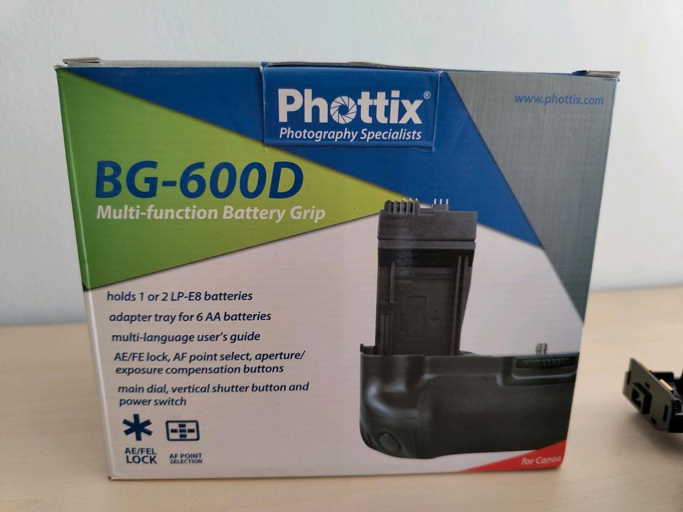 Canon Batteriegriff BG-600D für 600D, 550D in Hadamar