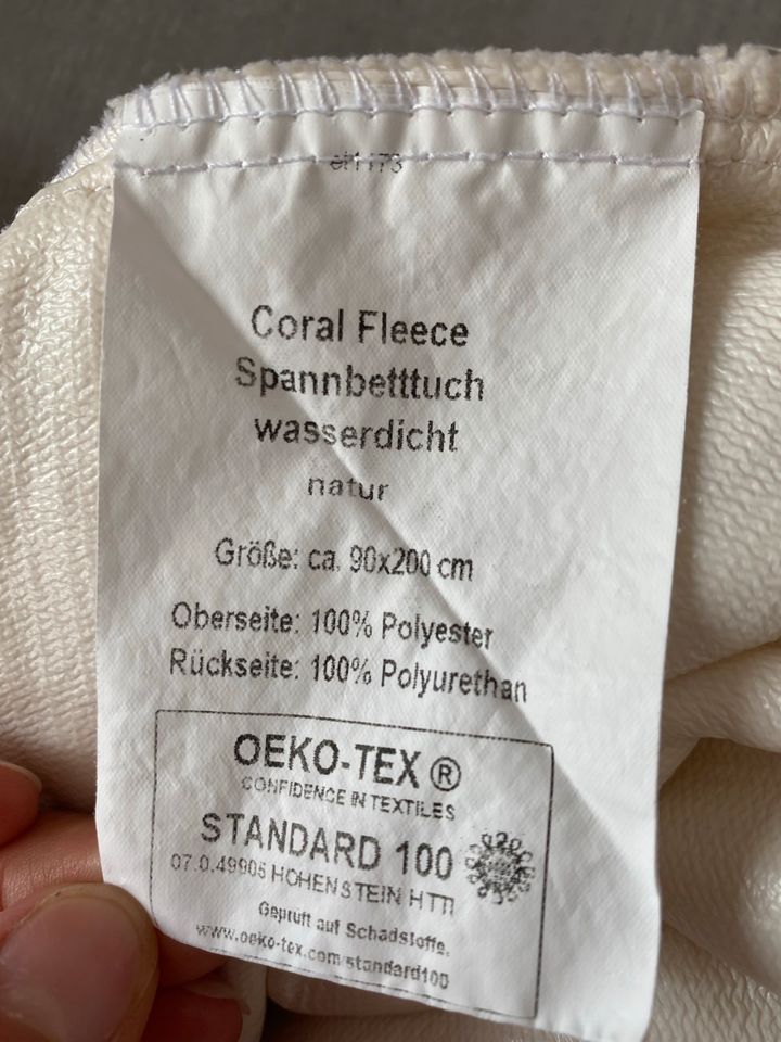 SETEX Coral Fleece Matratzenschoner Spannbettlaken wasserdicht in Vechelde