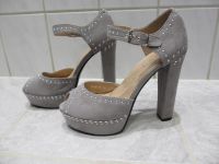 PUMPS HIGH HEELS GR.39 grau Bayern - Velden Vorschau