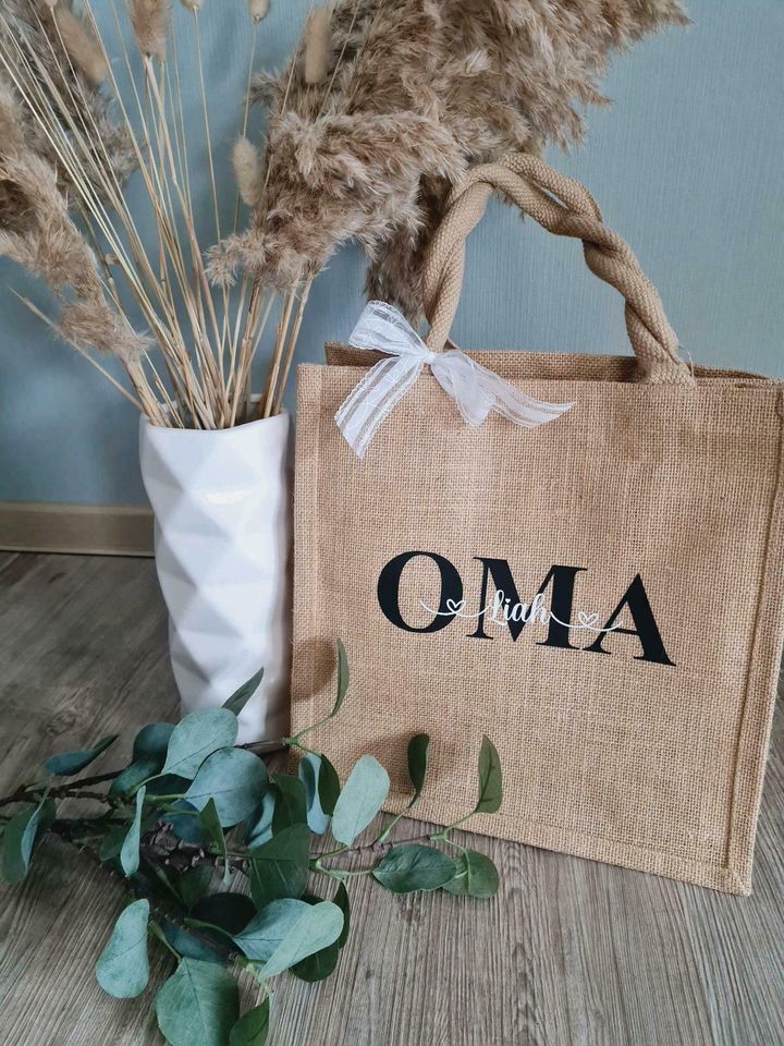 Jute Tasche OMA personalisiert/Geschenk in Harsleben