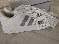 ADIDAS Gr. 41,5 *NEU* Schuhe Grand Court Base 2.0 weiß Glitzer Sachsen-Anhalt - Genthin Vorschau