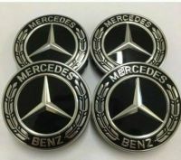 4x Original Mercedes Nabendeckel Lorbeerkranz BLACK A2224002200 Baden-Württemberg - Donzdorf Vorschau