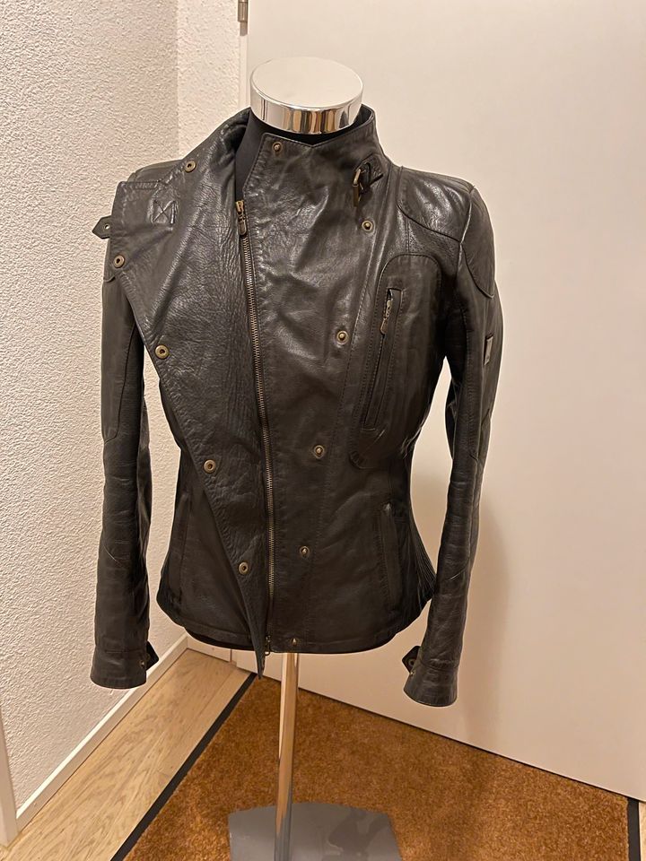 Belstaff Damen Lederjacke schwarz in Lottstetten