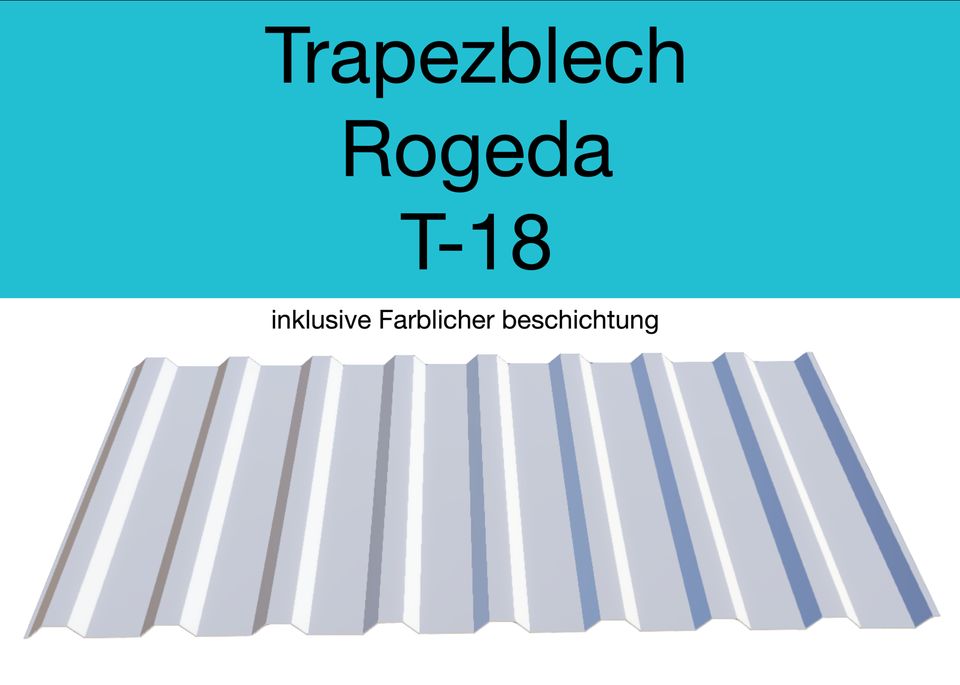 Trapezblech, Wellblech, Blechdach, Carport, Wandverkleidung in Rostock