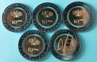 10 € Münzen aus Deutschland 2021 "Auf dem Wasser" Komplett Brandenburg - Perleberg Vorschau