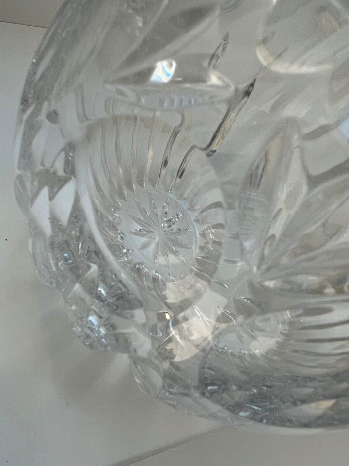 NACHTMANN Deutsche Kristallkugel 24 % Kugel Glas Vase 1960er in Stuttgart