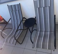 Gartenmöbel Set 2 Schwingstühle mit Tisch Nordrhein-Westfalen - Solingen Vorschau