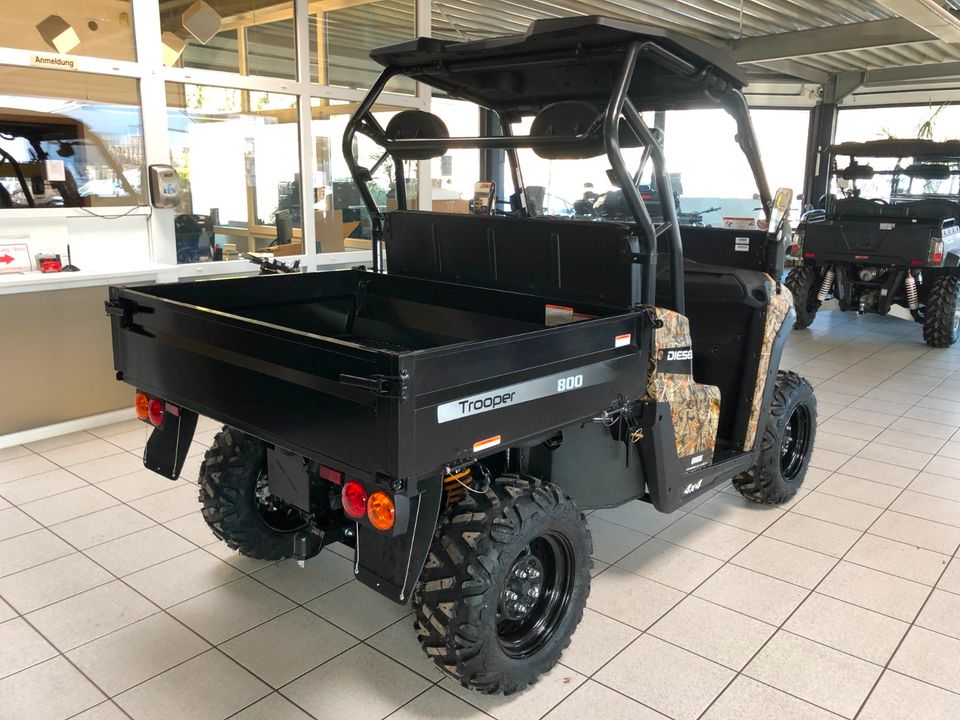 Quadix Trooper inkl Scheibe Diesel Kubota 3 Zylinder 800ccm Euro5 UTV SidebySide Buggy Quad ATV Agrar Traktor Winterdienst in Waldmohr