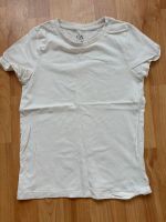 T-Shirt 134 C&A beige weiß Brandenburg - Hennigsdorf Vorschau