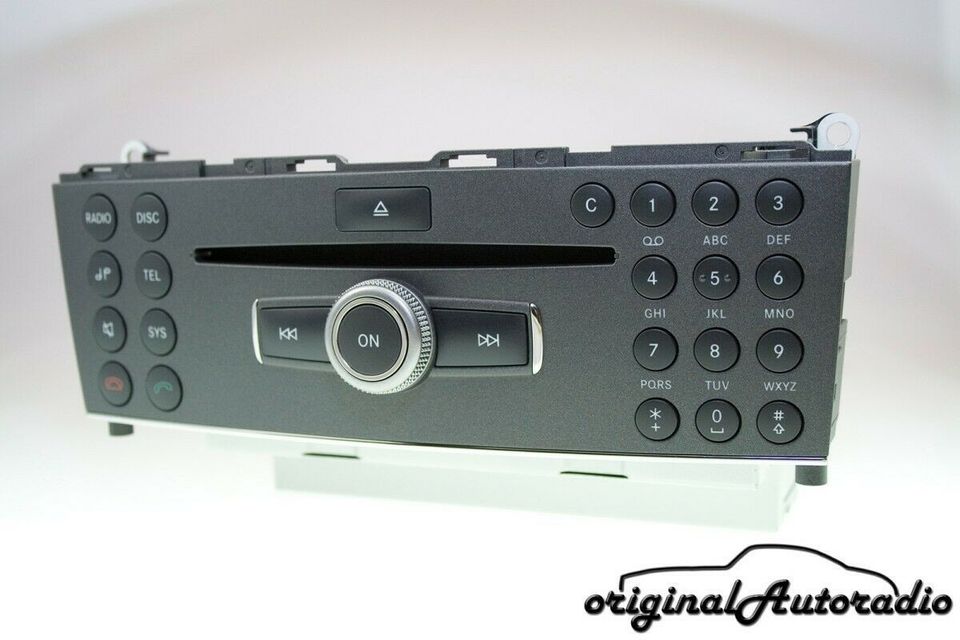 Mercedes W204 ZB Bedienteil Headunit CDC ECE mit 6-CD-Wechsler in Gütersloh