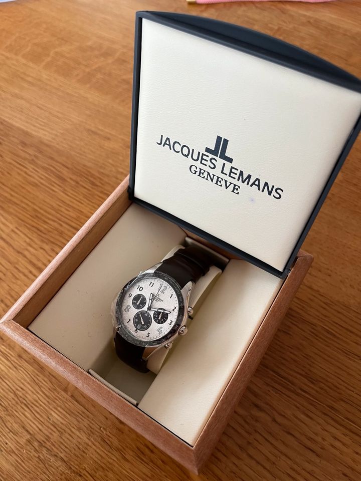 Jacques Lemans Geneve Armbanduhr, neu in Originalverpackung in Vogtareuth